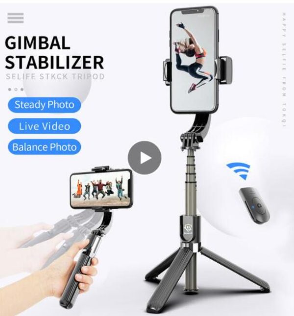 L08 Selfie Stick Tripod, Handheld Gimbal Stabilizer, Anti-Shake Selfie Stick, Bluetooth Selfie Stick, Selfie Stick Bluetooth Remote Control, Wireless Selfie Stick, Mobile Phone Camera Gimbal Holder, Shenzhen Yuansu Chuangda Technology Co Ltd,