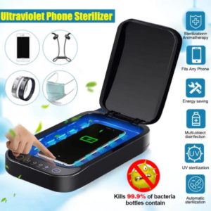Wireless Charger Sterilization Box, UV Disinfection Box, UVC Sterilizer Box, Mobile Phone Sterilizer, Mask Sterilization Box,