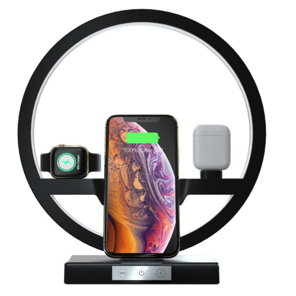 N38 Multifunctional Table Lamp Fast Wireless Charger