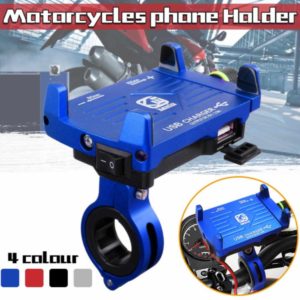 Bike Motorcycle Phone Charger Holder Bracket With USB Charger for Motorbike Mountain Bike Holder r Handlebar Clip