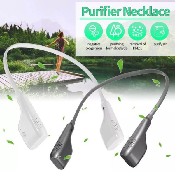 JH01Neck Hanging Air Purifier Neck-hanging Air Purifier Portable Anions Air Refresher Second Hand Smoke Remover Formaldehyde Cleaner Air Filter