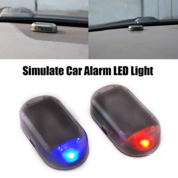 Car Fake Solar Power Alarm Lamp