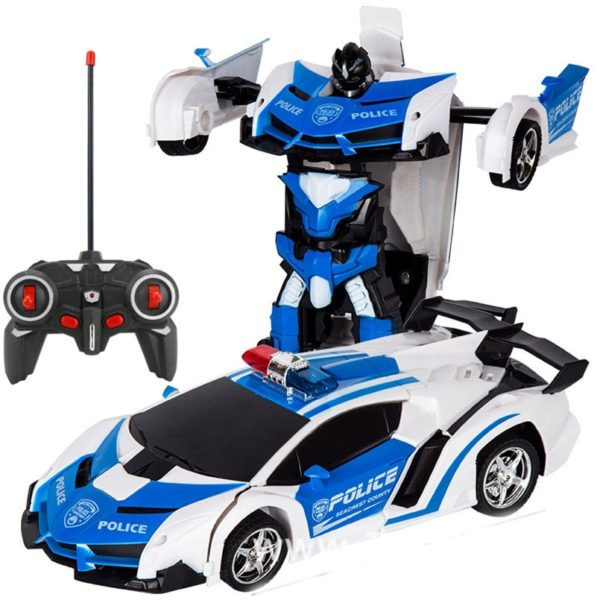 BOSEUS 2 in 1 Electric RC Car Transformation Robots Children Boys Toys Outdoor Remote Control Sports Deformation Car Robots Model Toy - Image 2