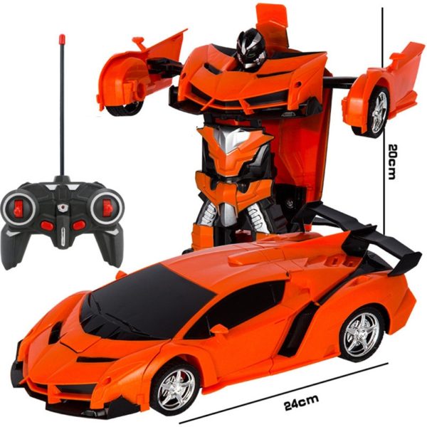 BOSEUS 2 in 1 Electric RC Car Transformation Robots Children Boys Toys Outdoor Remote Control Sports Deformation Car Robots Model Toy - Image 4