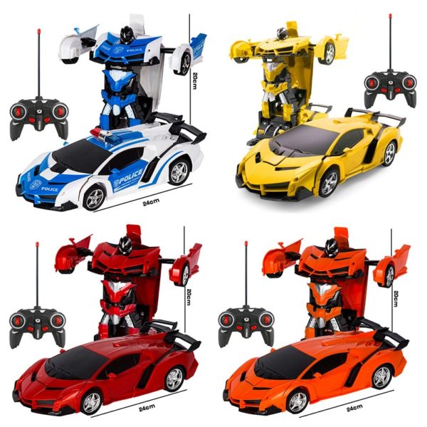 BOSEUS 2 in 1 Electric RC Car Transformation Robots Children Boys Toys Outdoor Remote Control Sports Deformation Car Robots Model Toy - Image 6