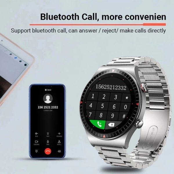 ANKOOL 2021 Bluetooth Call Smart Watch Men 4G Memory Card Music Player smartwatch For Android ios Phone Recording Sport Fitness Tracker - Image 2