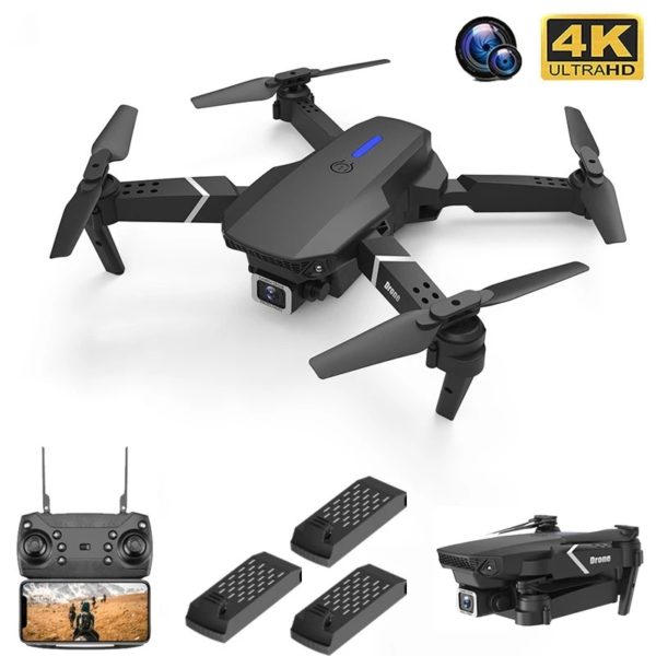 BOSEUS Drone 4k profession HD Wide Angle Camera 1080P WiFi fpv Drone Dual Camera Height Keep Drones Camera Helicopter Toys - Image 2