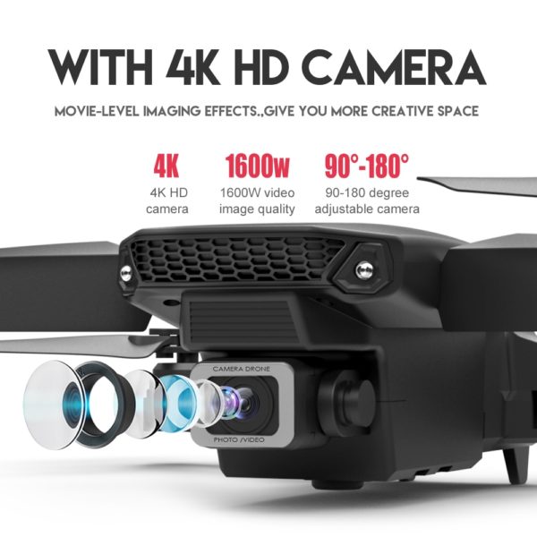 BOSEUS Drone 4k profession HD Wide Angle Camera 1080P WiFi fpv Drone Dual Camera Height Keep Drones Camera Helicopter Toys - Image 4