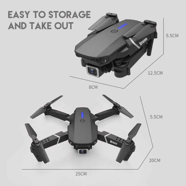 BOSEUS Drone 4k profession HD Wide Angle Camera 1080P WiFi fpv Drone Dual Camera Height Keep Drones Camera Helicopter Toys - Image 6