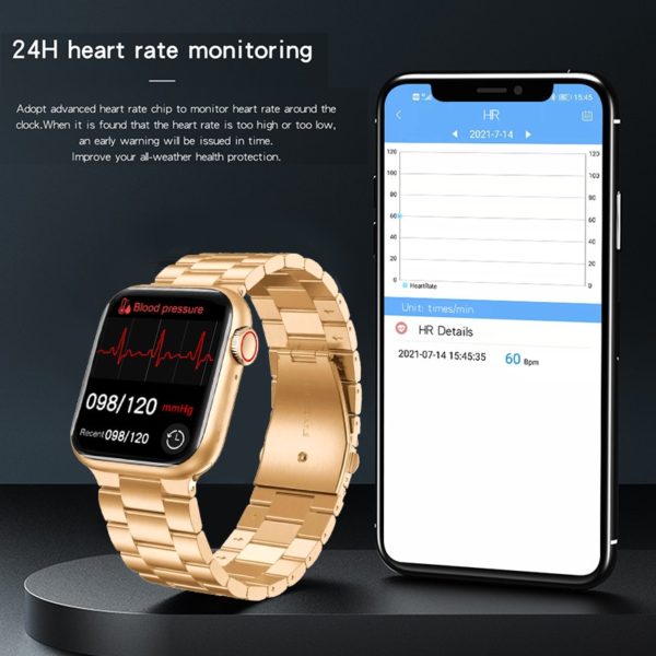 2021 Smart Watch IP67 Waterproof Smartwatch Women Men Watches Fitness watch Heart Rate Monitor For Android Apple Samsung women - Image 2