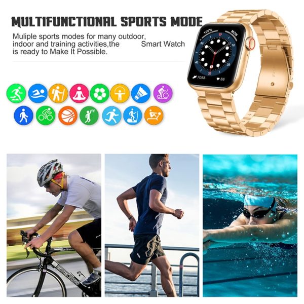 2021 Smart Watch IP67 Waterproof Smartwatch Women Men Watches Fitness watch Heart Rate Monitor For Android Apple Samsung women - Image 3