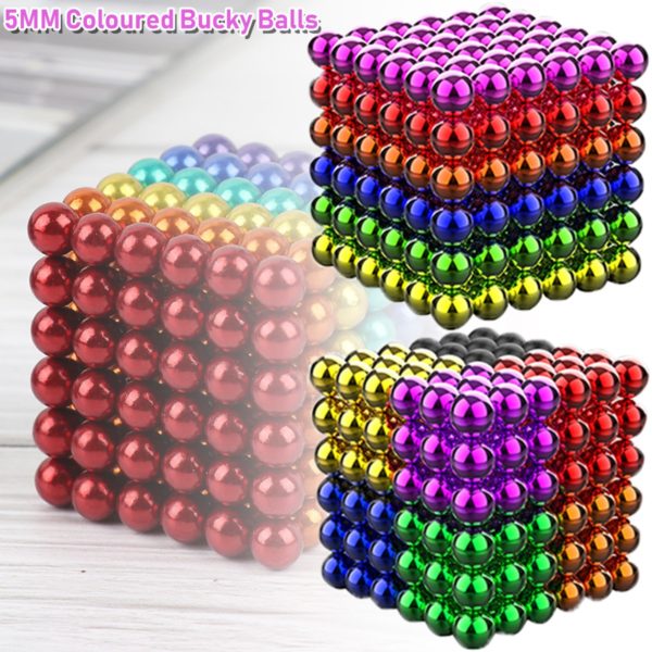 BOSEUS 226pcs 0.2in Magnetic Stones Toy Creativity Development DIY Magnetic Beads Toy for Kids Age 14 - Image 3