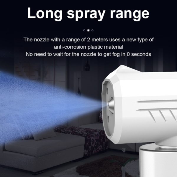 JOYLLON 300ML New Wireless Electric Sanitizer Sprayer Disinfects Blue Light Nano Steam Spray Gun Sterilizing Spray Gun With Touch Screen - Image 2