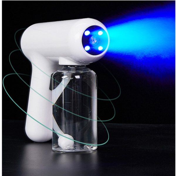 BOSEUS 300ML Portable Nano Electric Sterilizer Sprayers Atomization Disinfection Fog Machine USB Rechargeable Blue Light Spray Gun