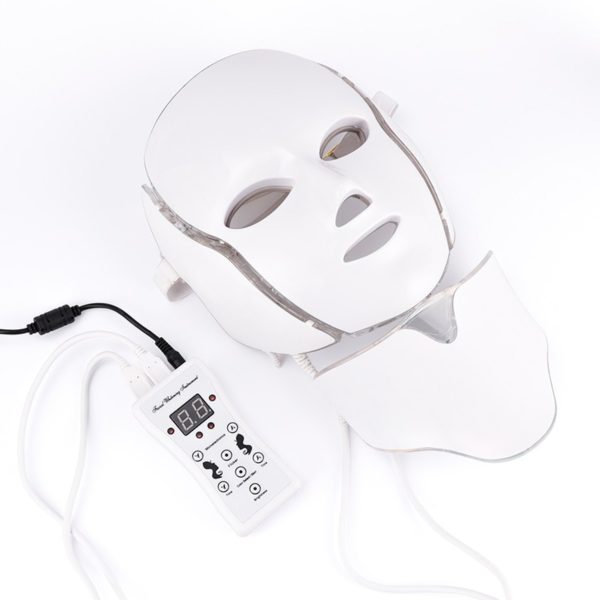 BOSEUS 7 Colors Photon Therapy Led Facial Mask Skin Rejuvenation Tighten Acne Anti Wrinkle Korean Face Neck Beauty Spa Instrument - Image 6