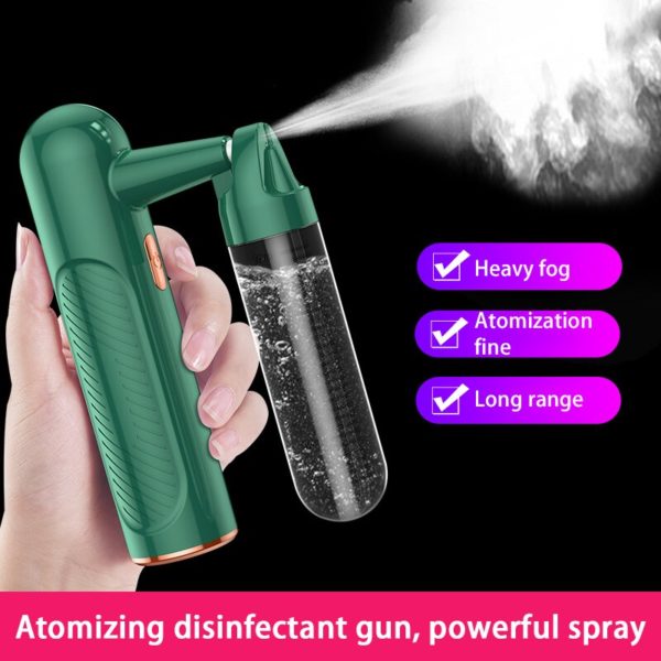 BOSEUS 80ml Wireless Nano Spray Gun Steam Atomizer Fogger Disinfection Water Sprayer Machine Steam Spray Gun Garden Disinfect Water Gun - Image 2