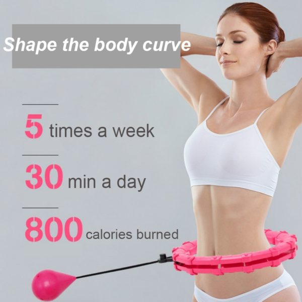 BOSEUS Adjustable Sport Hoops Abdominal Thin Waist Exercise Detachable Massage Hoops Fitness Equipment Gym Home Training Weight Loss - Image 4