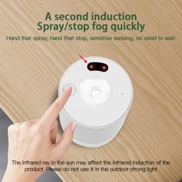 BA8TECH Automatic Alcohol Disinfectant Sprayer Electric Atomizer Sanitizer Dispenser Disinfecting Bath Livingroom Car Intelligent Spray - Image 3