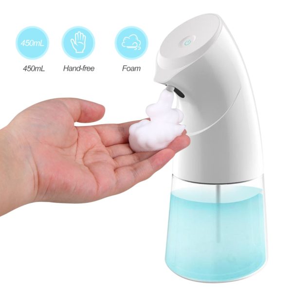 BOSEUS Automatic Soap Dispenser Foaming Infrared Motion Sensor Hand Sanitizer 450ml Portable Touchless Soap Dispenser Bathroom Product - Image 2