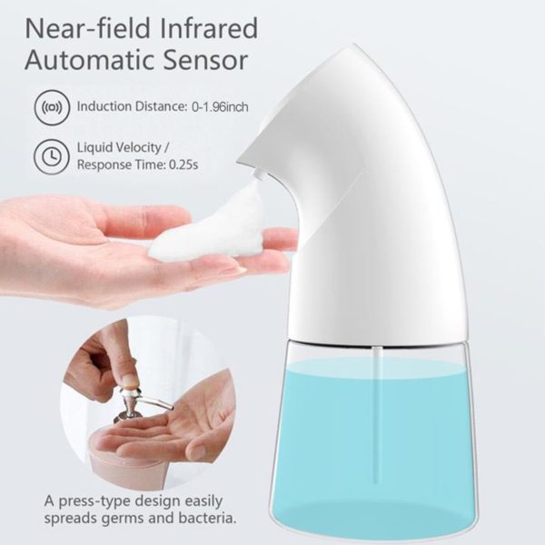 BOSEUS Automatic Soap Dispenser Foaming Infrared Motion Sensor Hand Sanitizer 450ml Portable Touchless Soap Dispenser Bathroom Product