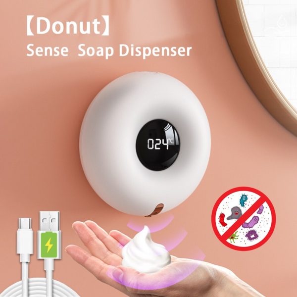 BOSEUS Automatic Soap Dispenser Wall Mounted Infrared Foaming Sanitizer Dispenser Touchless Sensor Hand Sanitizer Machine For Bathroom