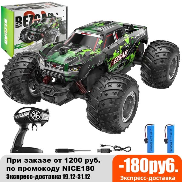 BOSEUS TM201 Remote Control Car,2.4GHz All-Terrain 15Km/h Off-Road RC Monster Truck Toy with Battery for Boys Kid Christmas Gift