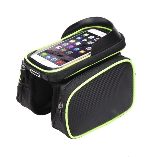 BOSEUS Bicycle Bags Rainproof Bicycle Front Touch Screen Phone Bag Mountain Bike Top Tube Bag Cycling Pannier Bag for Bicycle - Image 2