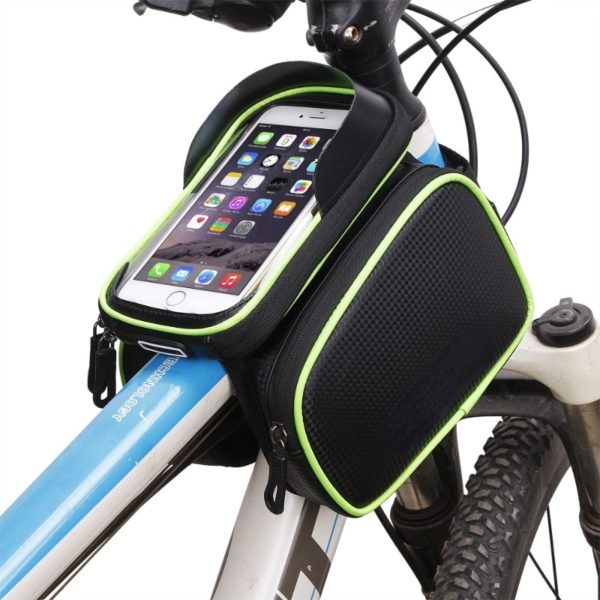 BOSEUS Bicycle Bags Rainproof Bicycle Front Touch Screen Phone Bag Mountain Bike Top Tube Bag Cycling Pannier Bag for Bicycle