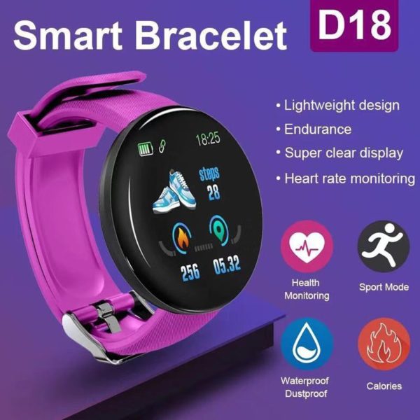 BOSEUS D18 Pro Smart Watch Bluetooth Fitness Tracker Sport Heart Rate Monitor Blood Waterproof Women Smart Bracelet for Android IOS - Image 5