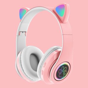 LED Flash Light Headset, Car Wireless Headphone, RGB Bluetooth Headphone, Kid Girl Bluetooth Headset,