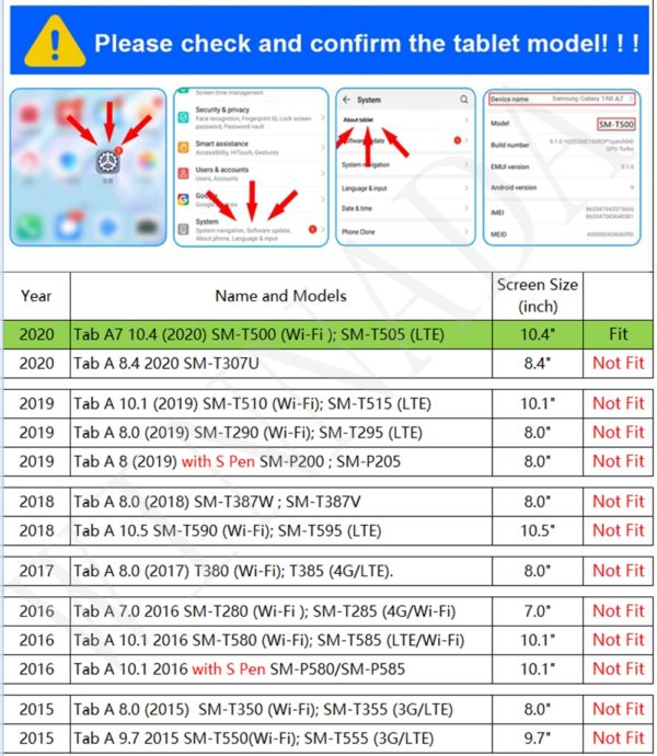 BOSEUS For Samsung GALAXY Tab A7 10.4 2020 case SM-T500 T505 Armor case Tablet TPU PC Shockproof Stand Cover for Samsung T500 10.4 inch - Image 3