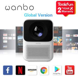 T2 Max Portable Projector, Mini Projector, LED Projector, Smart Projector,