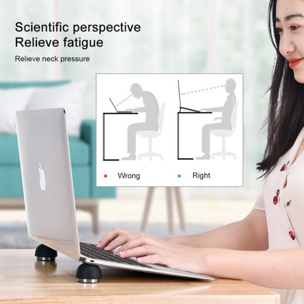 BOSEUS Laptop Stand Notebook Accessories Support Notebook Mushroom Laptop Holder Foldable Mini Cooler Stand For Macbook Pro Air Bracket - Image 3