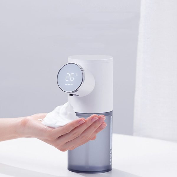 BOSEUS Automatic Soap Dispenser USB Rechargeable 320ml Liquid Soap Dispensers Digital Display Foam Hand Sanitizer Machine