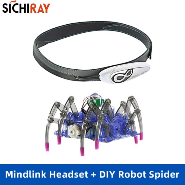 BOSEUS EEG Headband Intelligence Mind Control Toys With Robot Spider For Children Wearable Devices Concentration Training