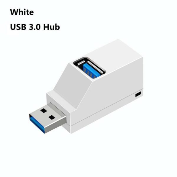 BOSEUS Mini 3 Ports USB 3.0 2.0 Splitter Hub High Speed ​​Data Transfer Splitter Box Adapter For PC Laptop MacBook Pro Accessories - Image 2