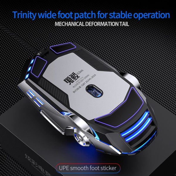 JOYLLON Mute USB Wired Mouse Seven Keys LED Luminous Game Mouse E- Sports Machinery Laptop Computer Accessories - Image 5