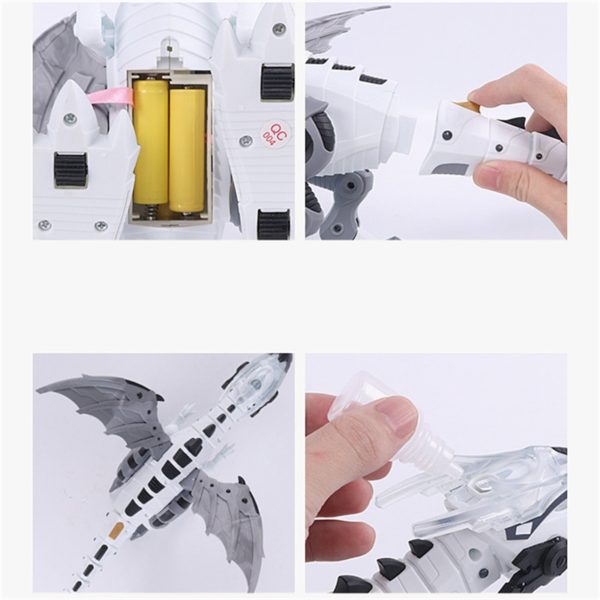 BOSEUS Spray Dinosaurs Robot Pterosaurs Cartoon Walking Swing Animal Model Electronic Intelligent Dinosaurio Toys Gift For Children - Image 4