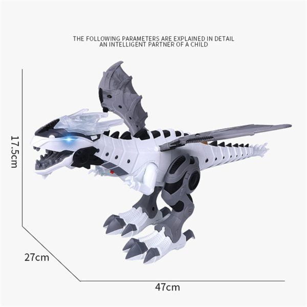 BOSEUS Spray Dinosaurs Robot Pterosaurs Cartoon Walking Swing Animal Model Electronic Intelligent Dinosaurio Toys Gift For Children - Image 5