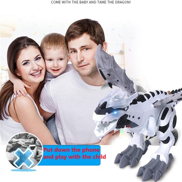 BOSEUS Spray Dinosaurs Robot Pterosaurs Cartoon Walking Swing Animal Model Electronic Intelligent Dinosaurio Toys Gift For Children - Image 6