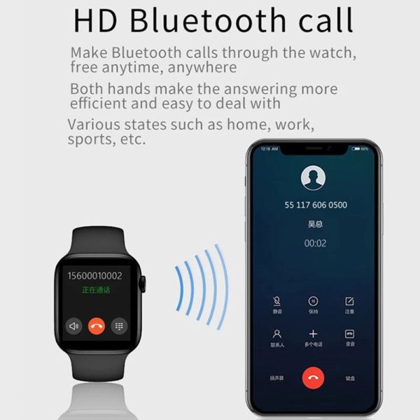 BOSEUS HW22 Pro Max Smart Watch 1.78" Double button wireless charging Custom Dial Bluetooth Call Smartwatchpk HW16 IWO 13 W46 - Image 4