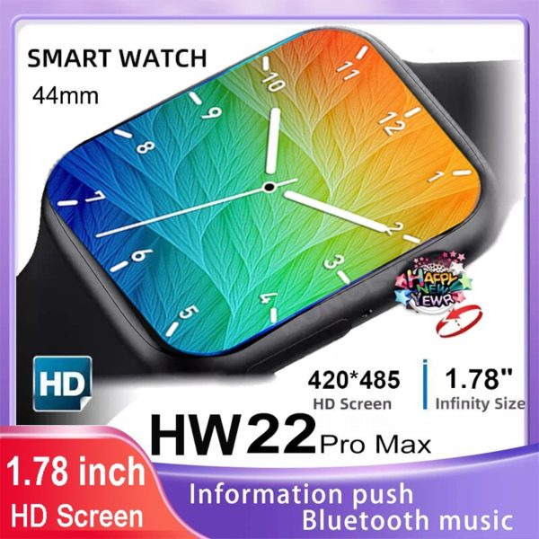 BOSEUS HW22 Pro Max Smart Watch 1.78" Double button wireless charging Custom Dial Bluetooth Call Smartwatchpk HW16 IWO 13 W46