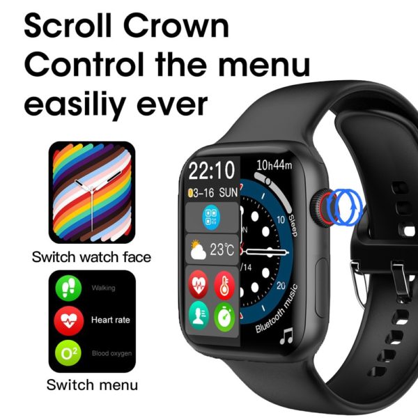 BOSEUS W37 Pro Smart Watch Men Women Bluetooth Call Wireless Charging Custom Dial Smartwatch Full Touch Screen PK W26 W46 HW22 - Image 6