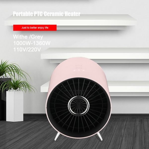 BOSEUS Portable Home Heating Fan Low Noise PTC Warm Air Blower Winter Heater Machine Mini Bedroom ABS Hot Air Heater US/EU Plug - Image 2