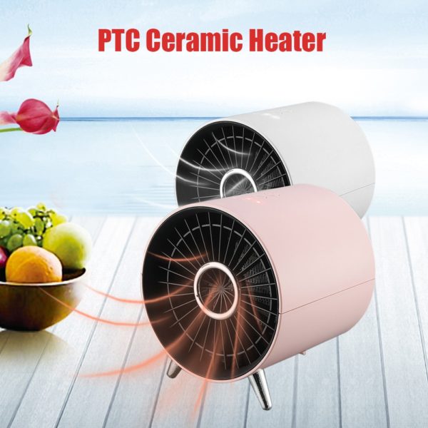 BOSEUS Portable Home Heating Fan Low Noise PTC Warm Air Blower Winter Heater Machine Mini Bedroom ABS Hot Air Heater US/EU Plug