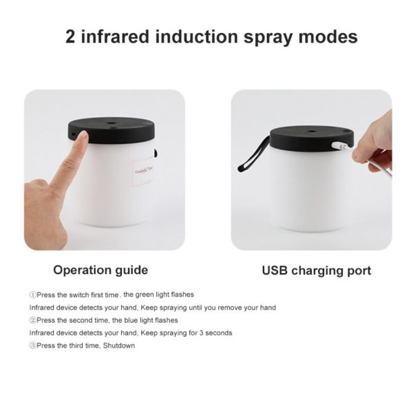 BOSEUS Portable Spray Auto Infrared Induction Sterilizer Alcohol Spray Disinfection Dispenser Winter Dry Home Induction Humidifier - Image 5