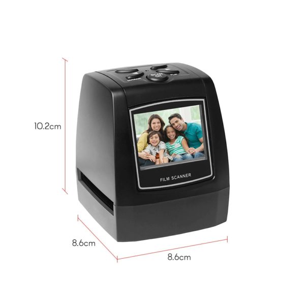 BOSEUS Protable Negative Film Scanner 35/135mm Slide Film Converter Photo Digital Image Viewer with 2.4" LCD Build-in Editing Software - Image 2