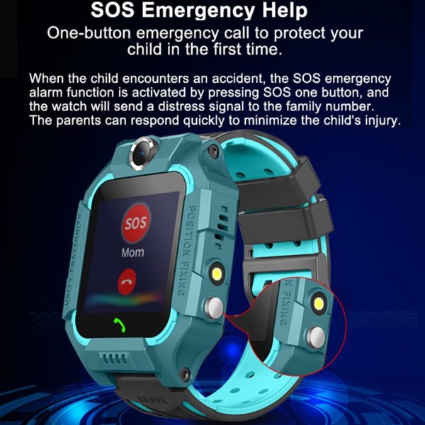 BOSEUS Q19 Kids Smart Watch Call Phone LBS Location Tracker SOS Waterproof Children Smartwatch SIM Card HD Video Call Child Watch - Image 5