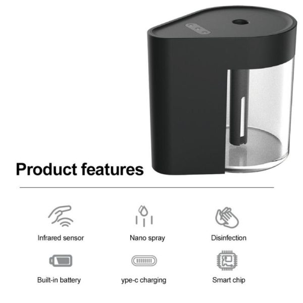 ANKOOL Smart Soap Dispenser With Alcohol Sprayer Alcohol Sanitizer Non-Contact Hand Cleaning Smart Disinfection Sterilizer Sprayer - Image 3