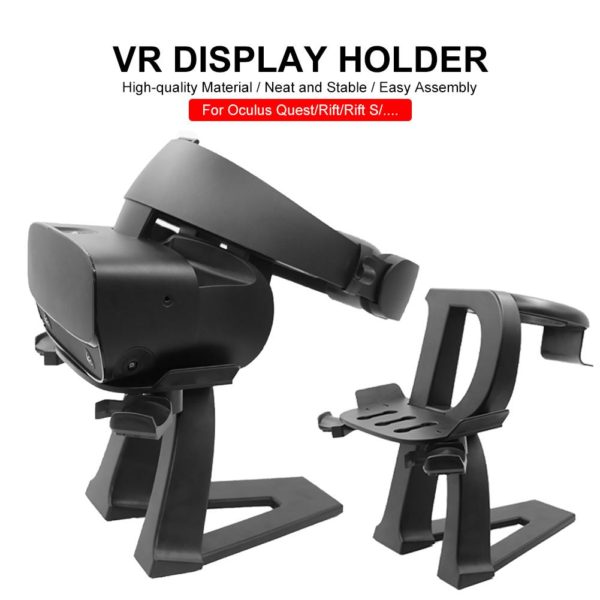 BOSEUS VR Stand VR Headset Display Holder Station For Oculus Rift S Oculus Quest Headset For HTC Vive For HTC Vive Pro For Valve Index